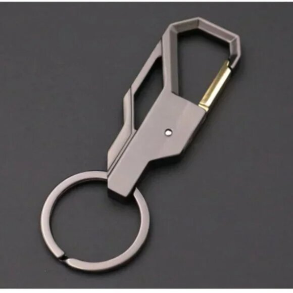 Car Key Chain Key Ring Business Keychain for Men, Black - Picture 1 of 9